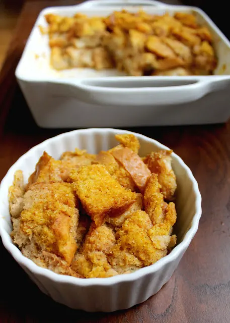 Image of Pumpkin Bread Pudding.